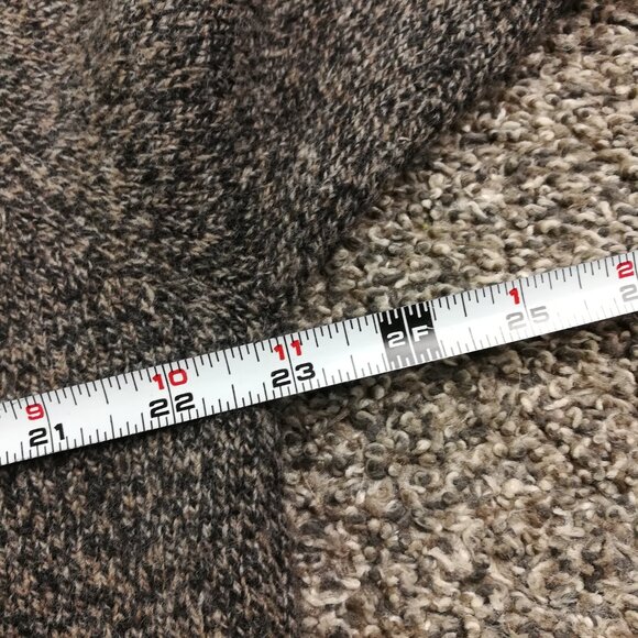 Vintage LL Bean Hoodie Sweater Lambswool Blend Full Zip Gray Womens Medium - Picture 6 of 9